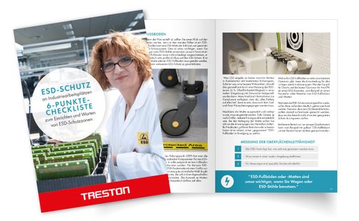 E-book: 6-Punkte-Checkliste zum Einrichten und Warten von ESD-Schutzzonen