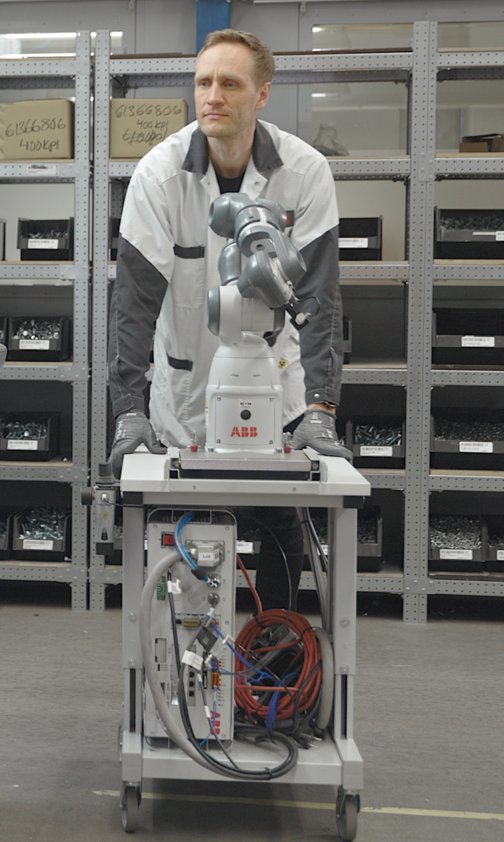 ABB Juha Mainio Treston Cobot trolley customer story