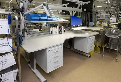 Workstation at medical station