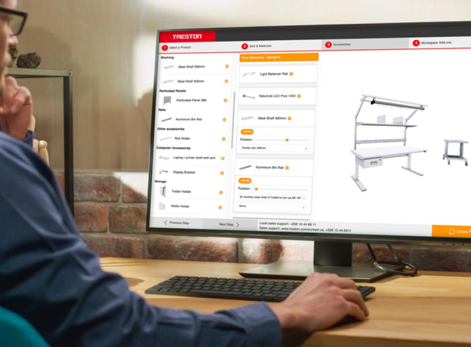 3D Arbeitsplatz-Konfigurator