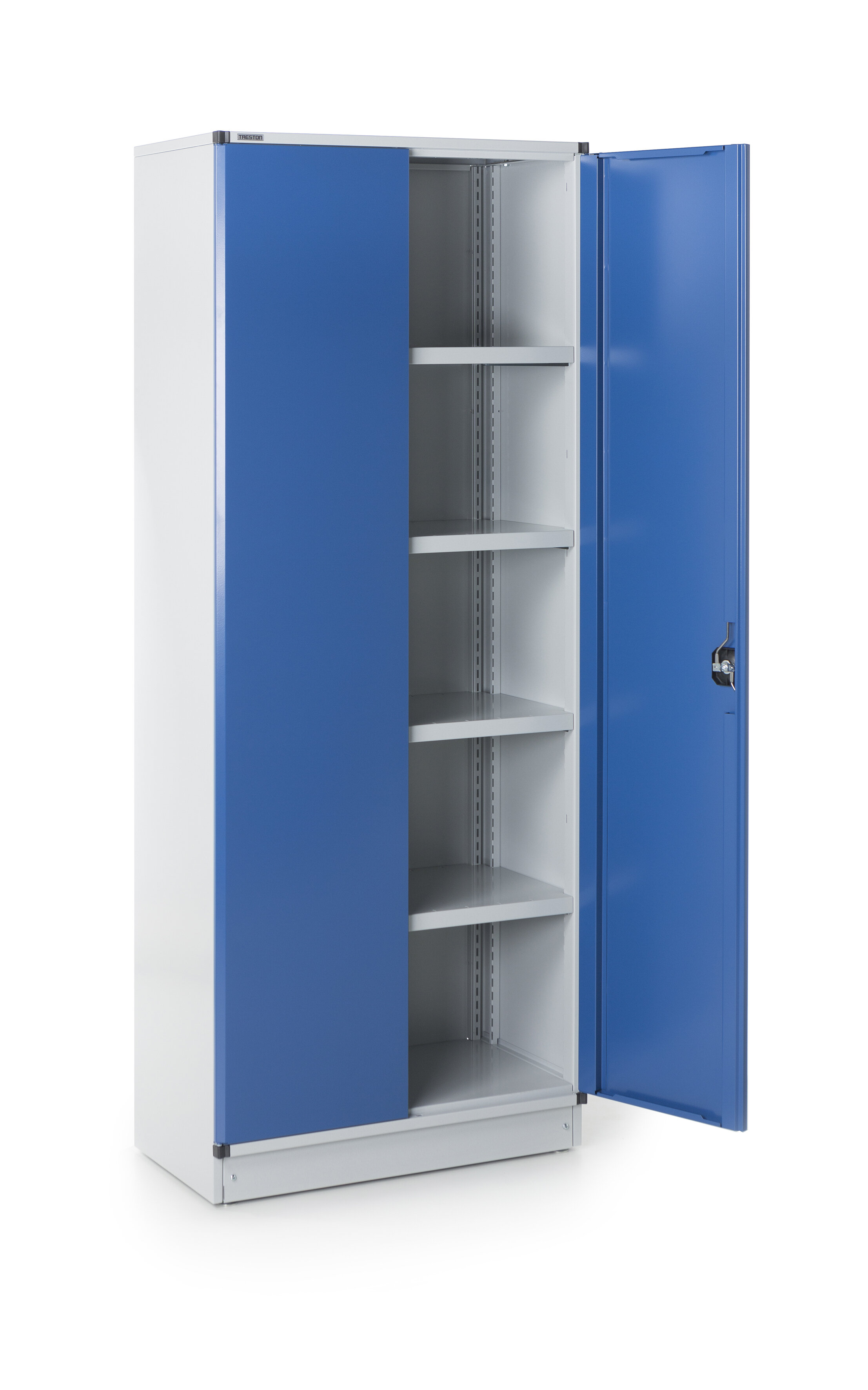 Schrank 80 200 1 Blau Mit Drehschloss Treston