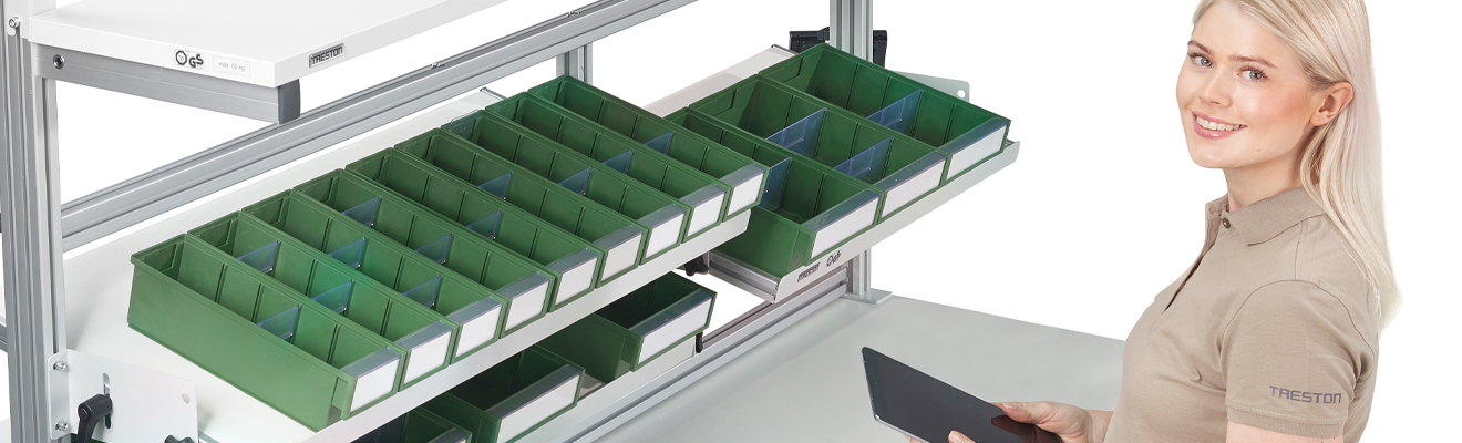 Treston BiOX Biokunststoffbehälter für den Einsatz in der Industrie