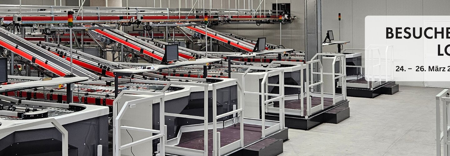 Ergonomische Hubplattformen an Kommissionierarbeitsplätze angebunden