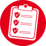 Icon symbolizing know-how of ergoomics and safety for the Treston Custom industrial solutions page